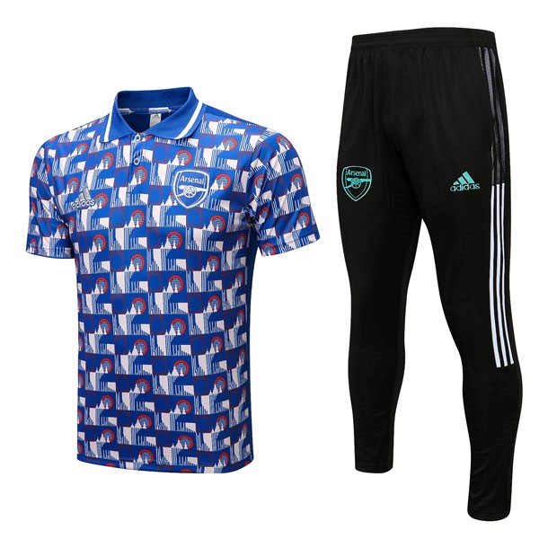 Polo Arsenal Set Completo 22/23 Blu